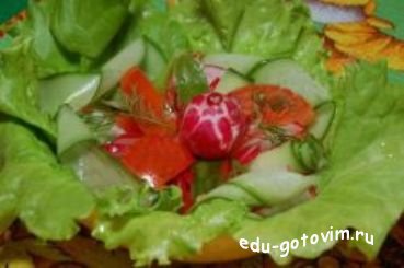 Салат "овощной калейдоскоп"