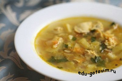 Куриный суп с квасом