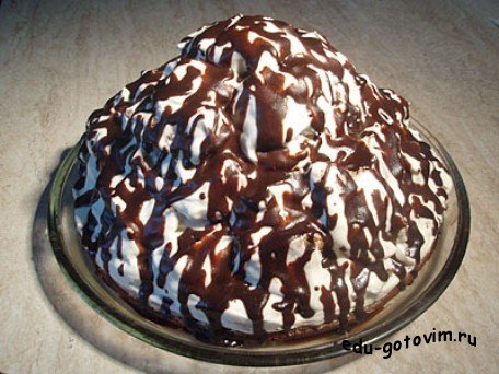 Шоколадный торт "Горка"